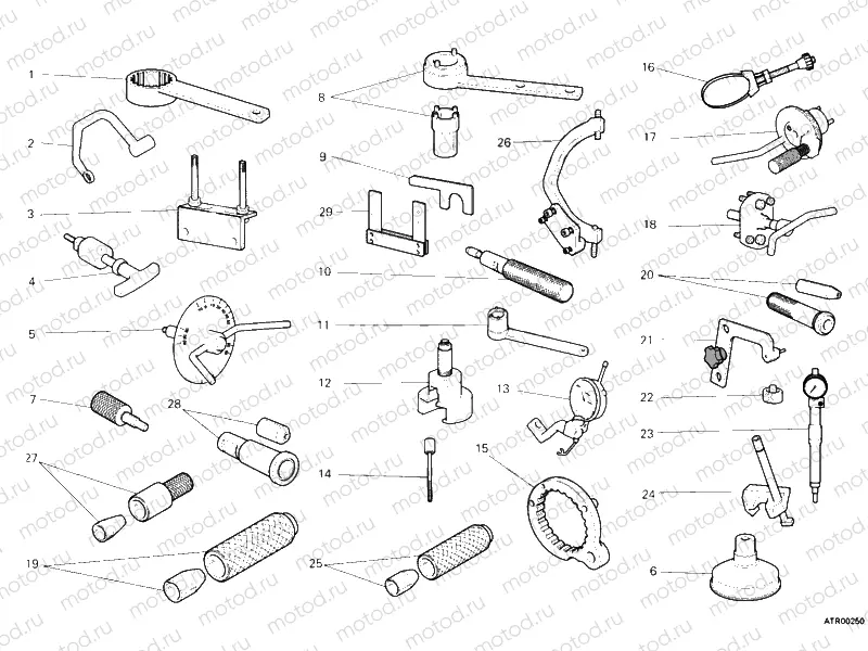 WORKSHOP SERVICE TOOLS, ENGINE » UNCLASSIFIED