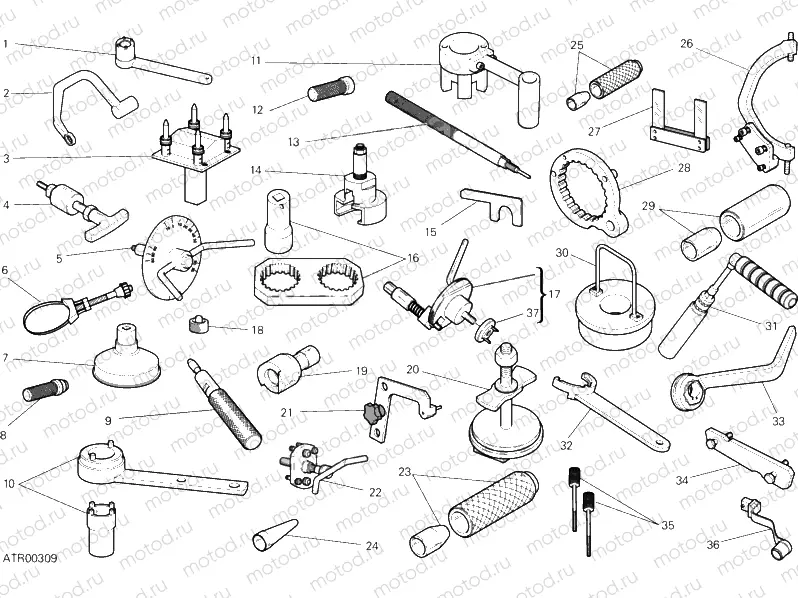 WORKSHOP SERVICE TOOLS (ENGINE) » UNCLASSIFIED