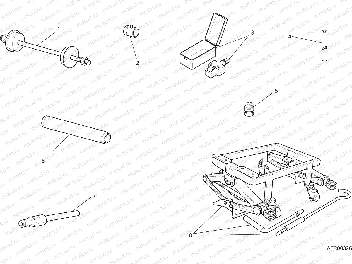 WORKSHOP SERVICE TOOLS, FRAME