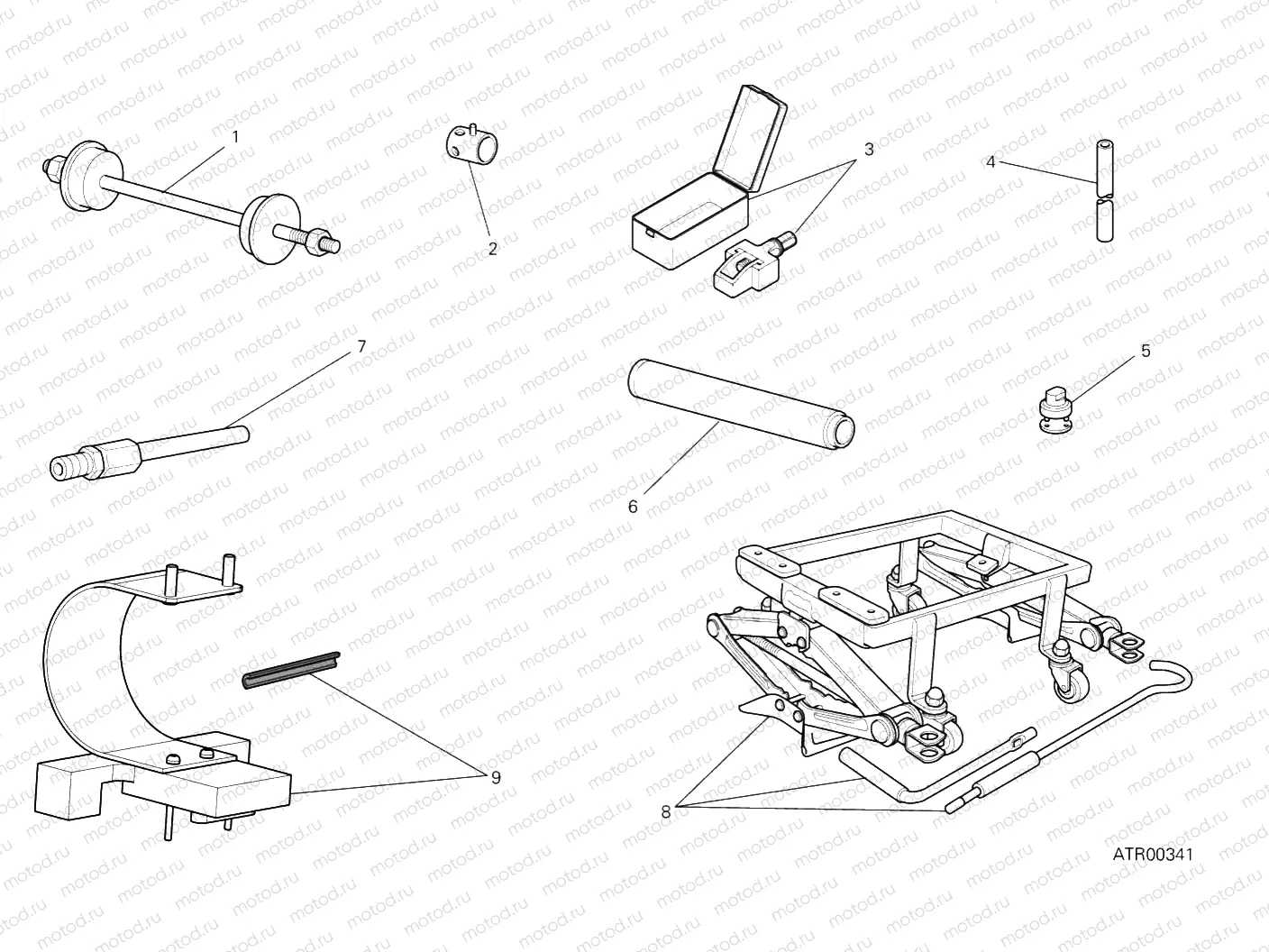 WORKSHOP SERVICE TOOLS (FRAME)