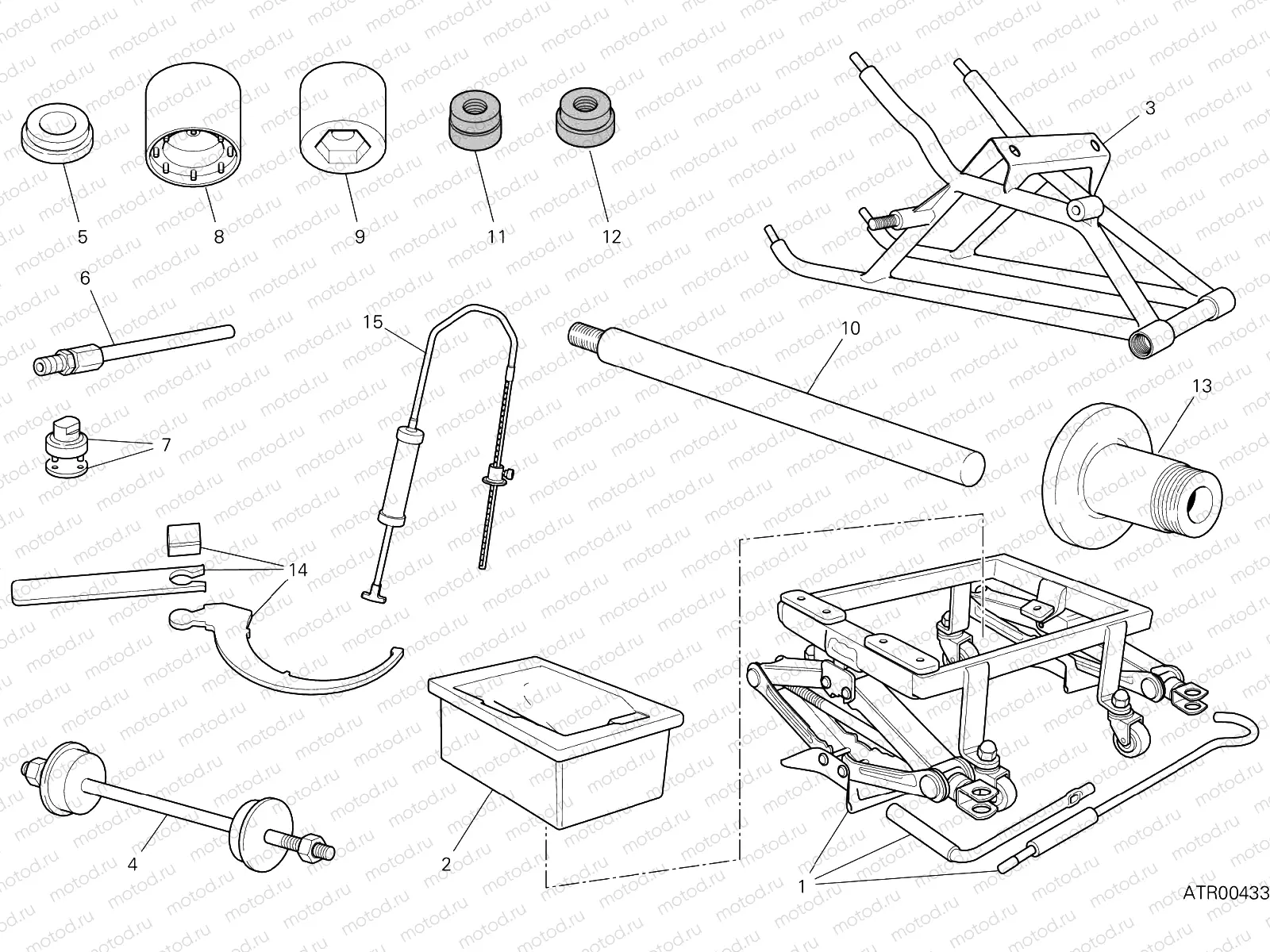 WORKSHOP SERVICE TOOLS (FRAME)