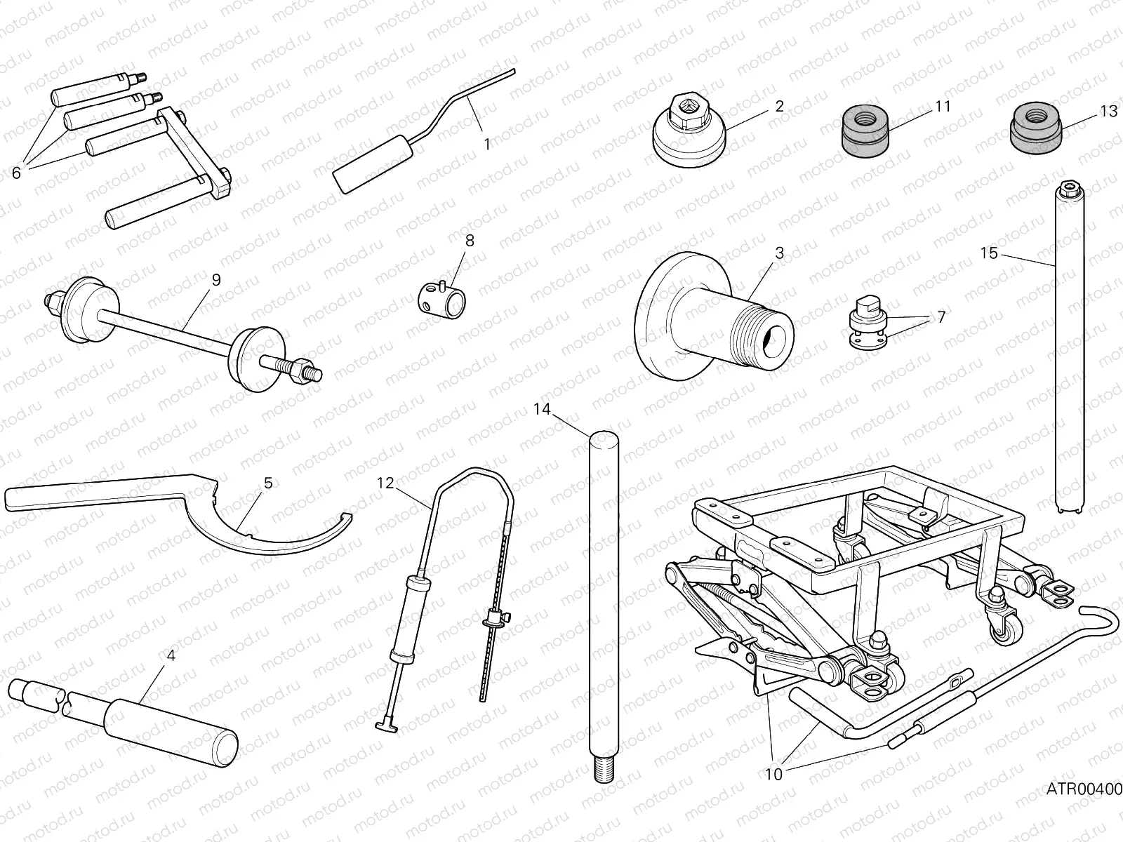 WORKSHOP SERVICE TOOLS (FRAME)