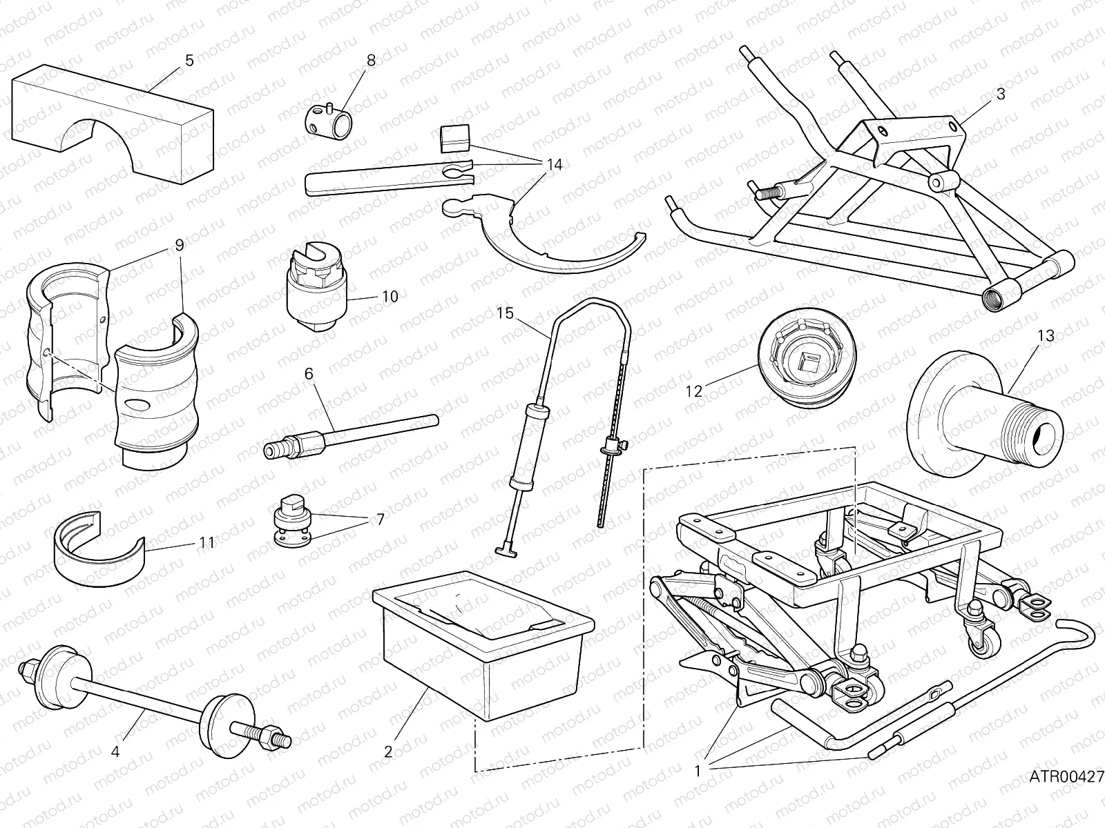 WORKSHOP SERVICE TOOLS (FRAME)