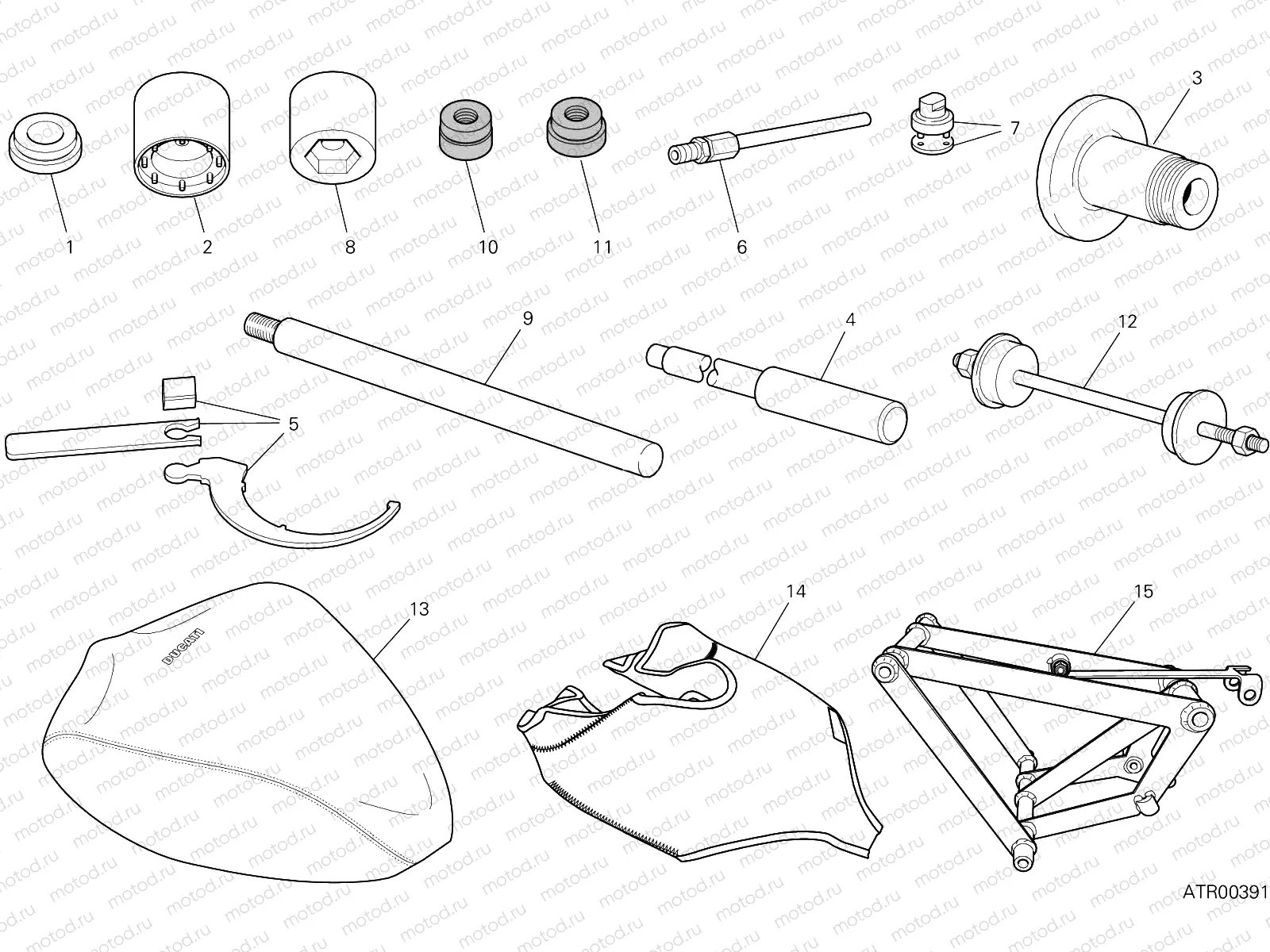 WORKSHOP SERVICE TOOLS (FRAME)