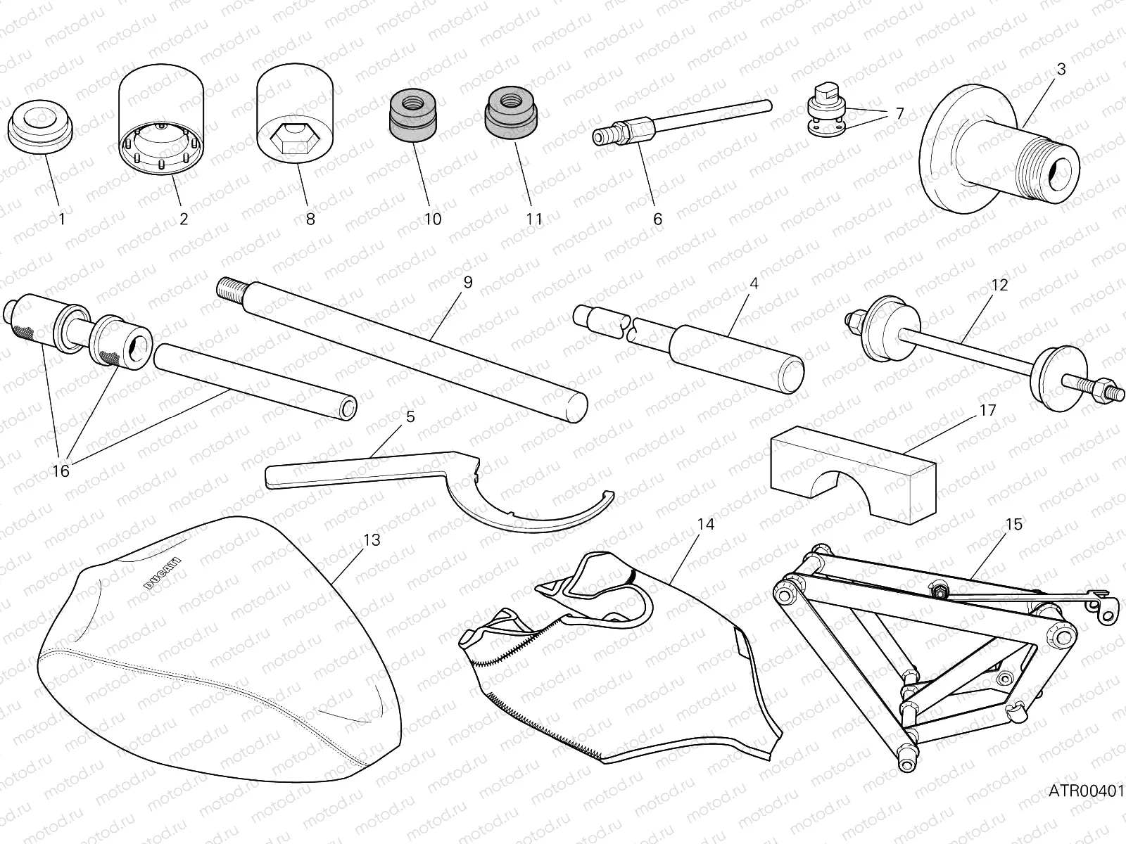 WORKSHOP SERVICE TOOLS (FRAME)