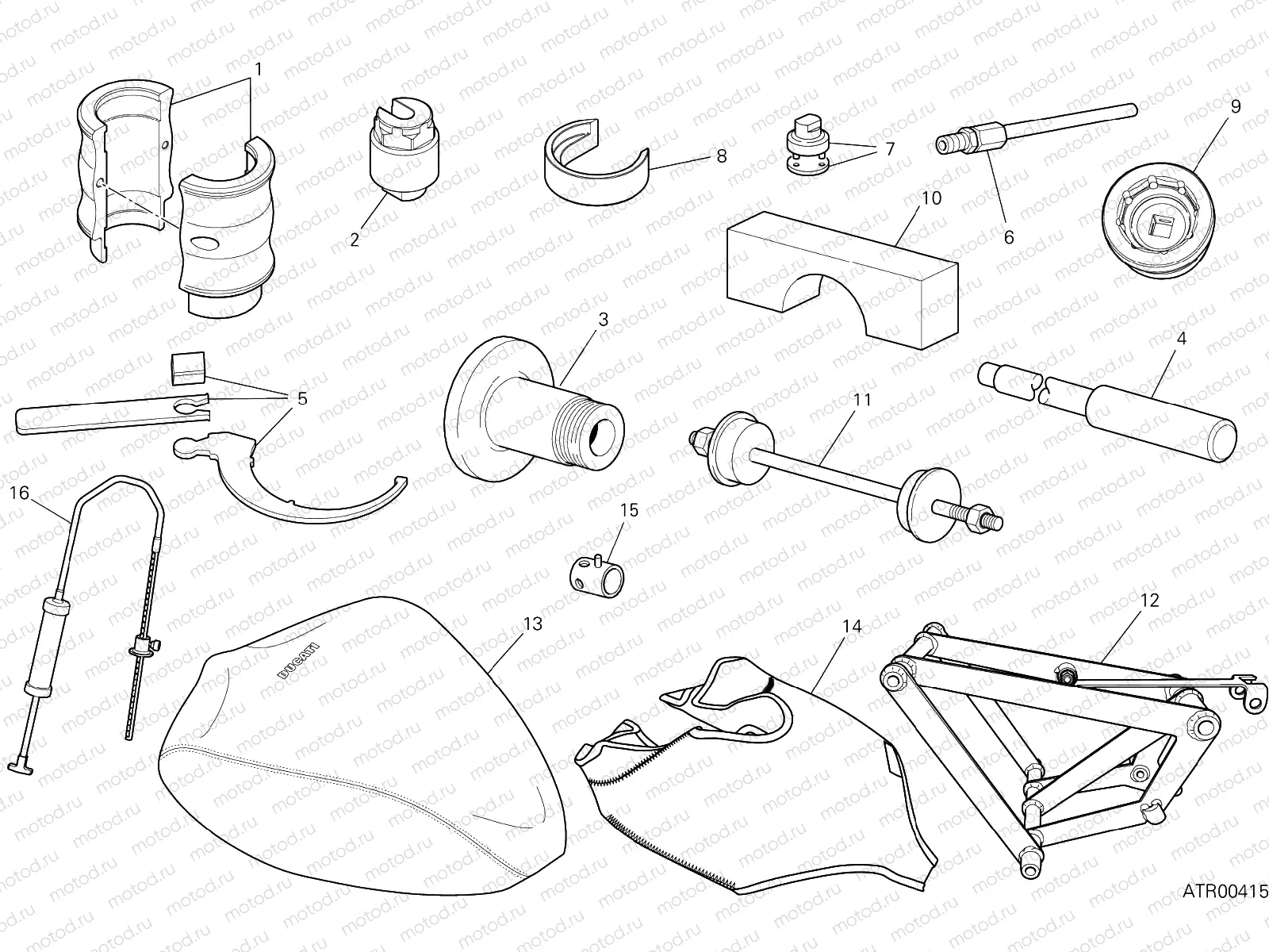 WORKSHOP SERVICE TOOLS (FRAME)