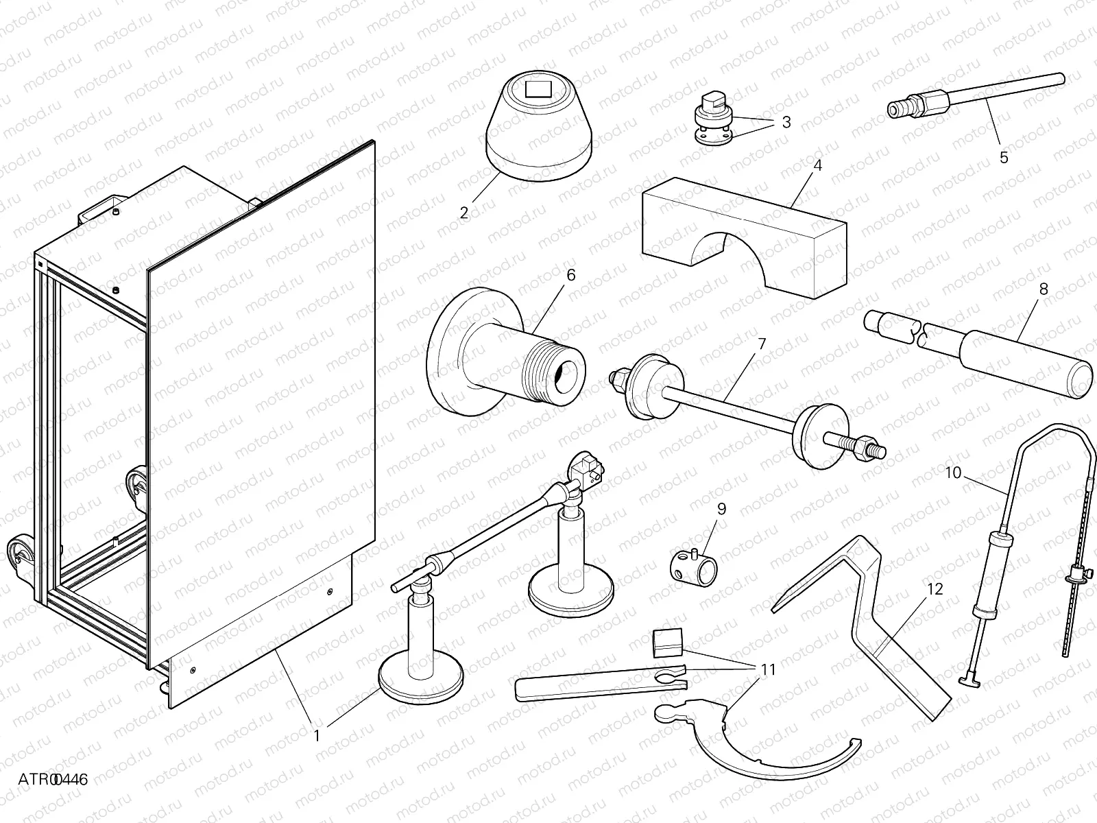 WORKSHOP SERVICE TOOLS (FRAME)