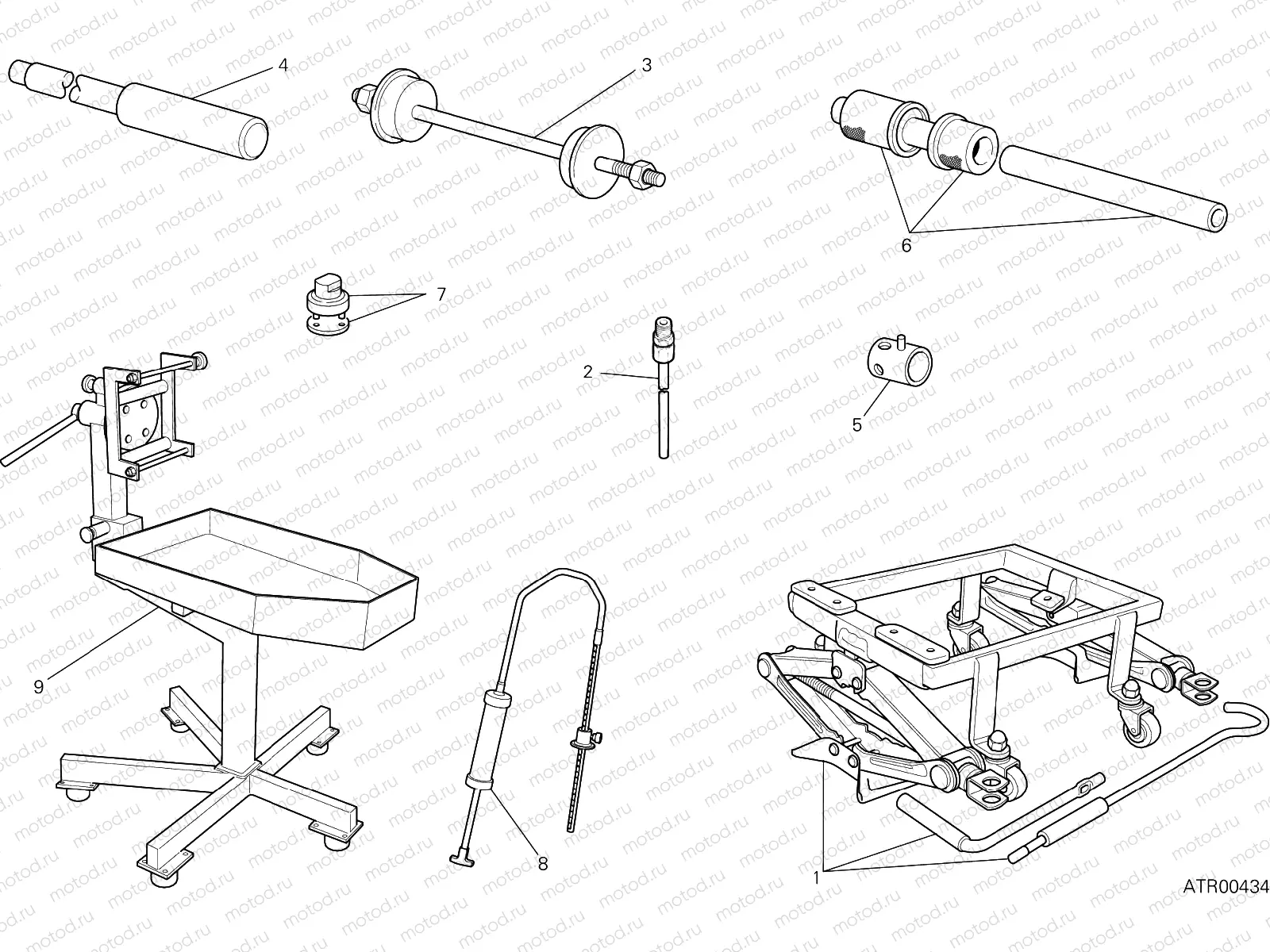 WORKSHOP SERVICE TOOLS (FRAME)