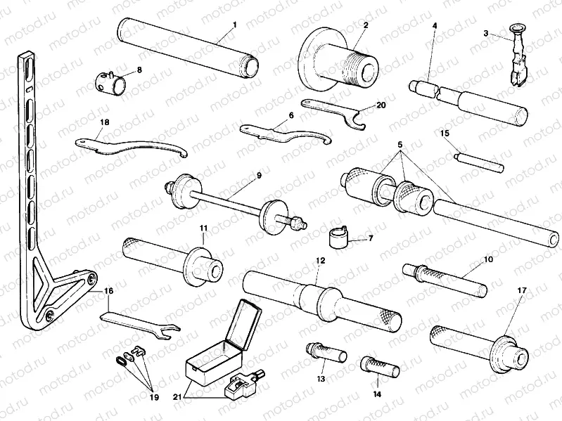 WORKSHOP SERVICE TOOLS, FRAME » FRAME