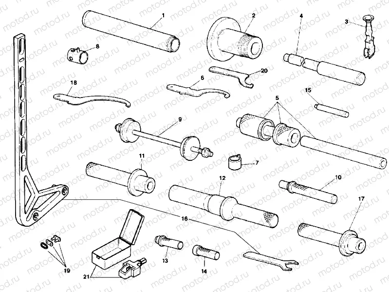 WORKSHOP SERVICE TOOLS, FRAME » FRAME