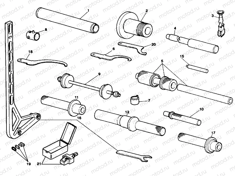WORKSHOP SERVICE TOOLS, FRAME » FRAME