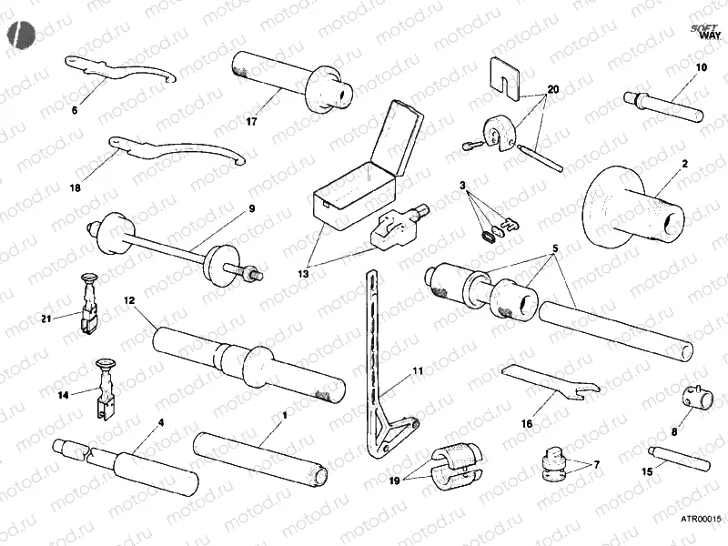 WORKSHOP SERVICE TOOLS, FRAME » FRAME