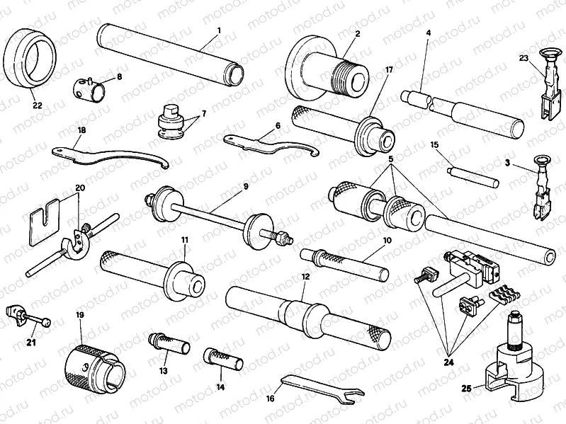 WORKSHOP SERVICE TOOLS, FRAME » FRAME