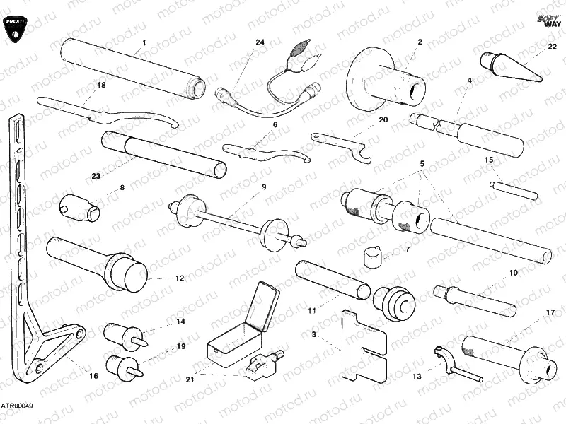 WORKSHOP SERVICE TOOLS, FRAME » FRAME
