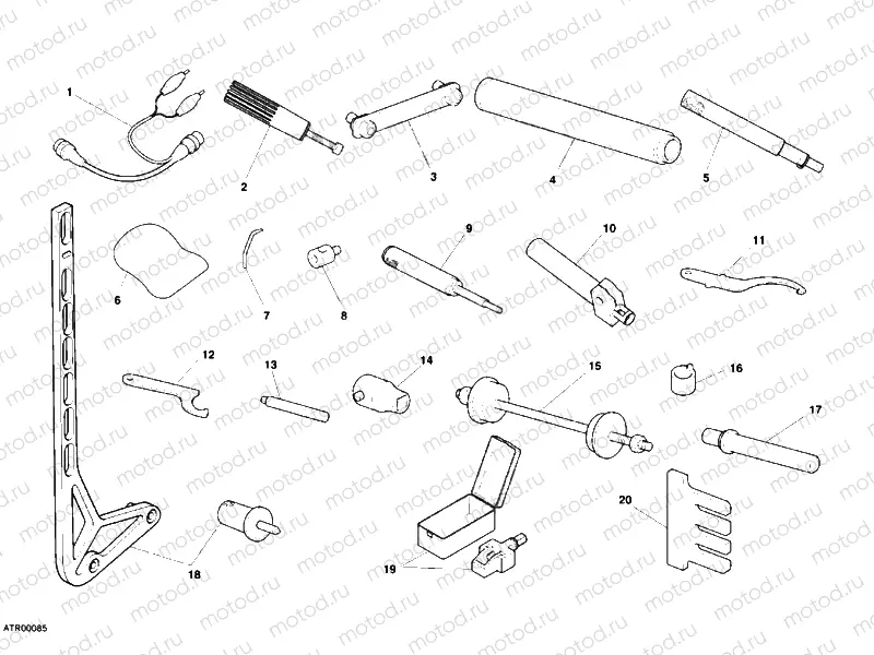WORKSHOP SERVICE TOOLS, FRAME » FRAME