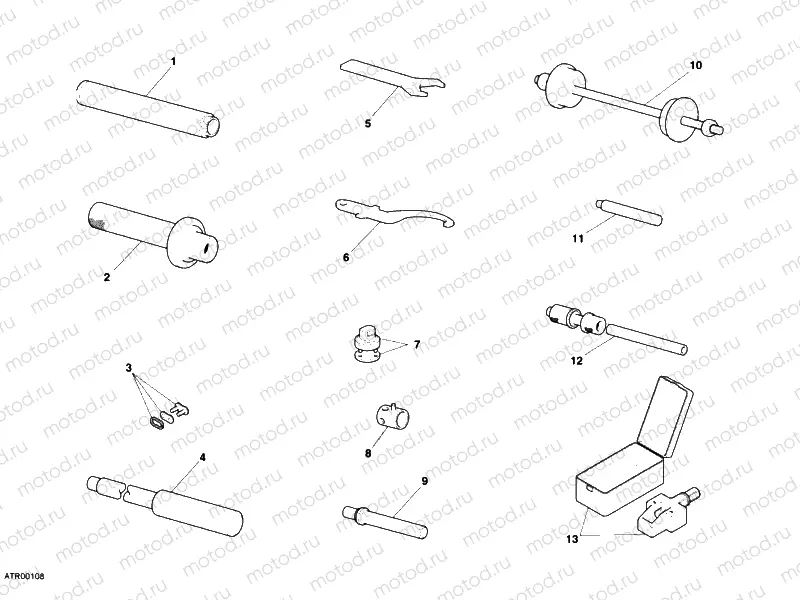 WORKSHOP SERVICE TOOLS, FRAME » FRAME