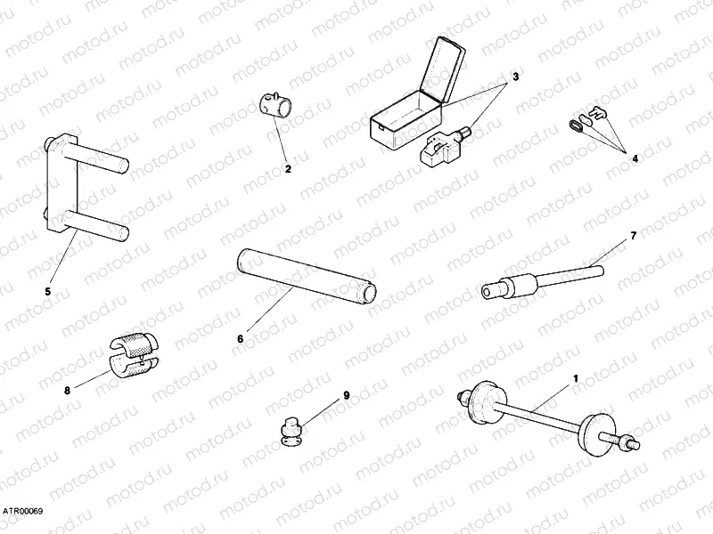 WORKSHOP SERVICE TOOLS, FRAME » FRAME