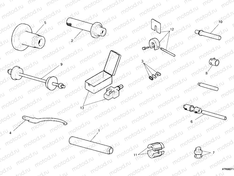 WORKSHOP SERVICE TOOLS, FRAME » FRAME