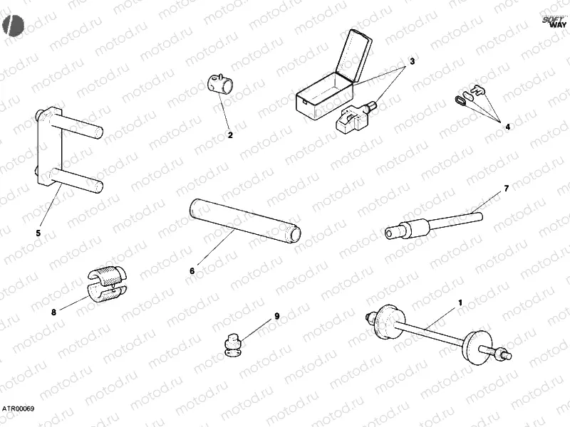 WORKSHOP SERVICE TOOLS, FRAME » FRAME
