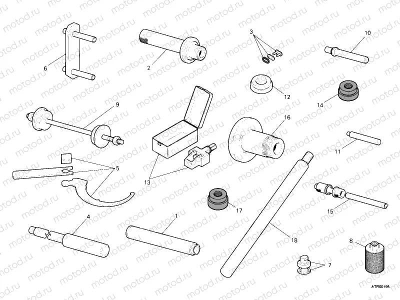 WORKSHOP SERVICE TOOLS, FRAME » FRAME