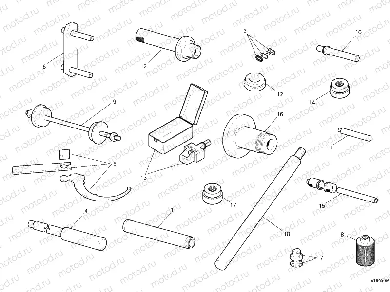 WORKSHOP SERVICE TOOLS, FRAME » FRAME