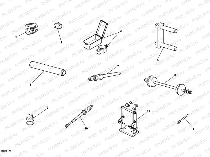 WORKSHOP SERVICE TOOLS, FRAME » FRAME