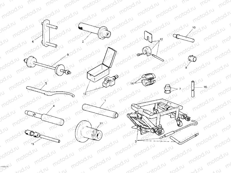 WORKSHOP SERVICE TOOLS, FRAME » FRAME