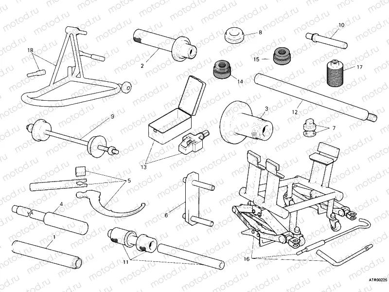WORKSHOP SERVICE TOOLS, FRAME » FRAME