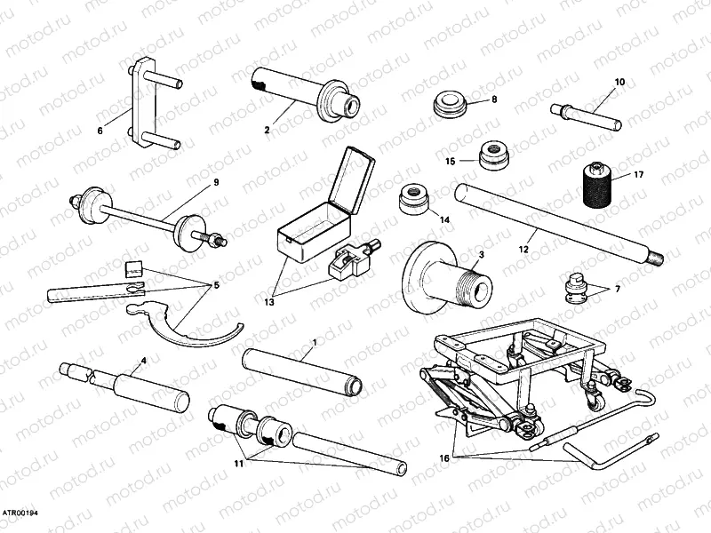 WORKSHOP SERVICE TOOLS, FRAME » FRAME