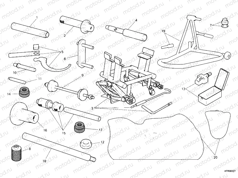WORKSHOP SERVICE TOOLS, FRAME » FRAME