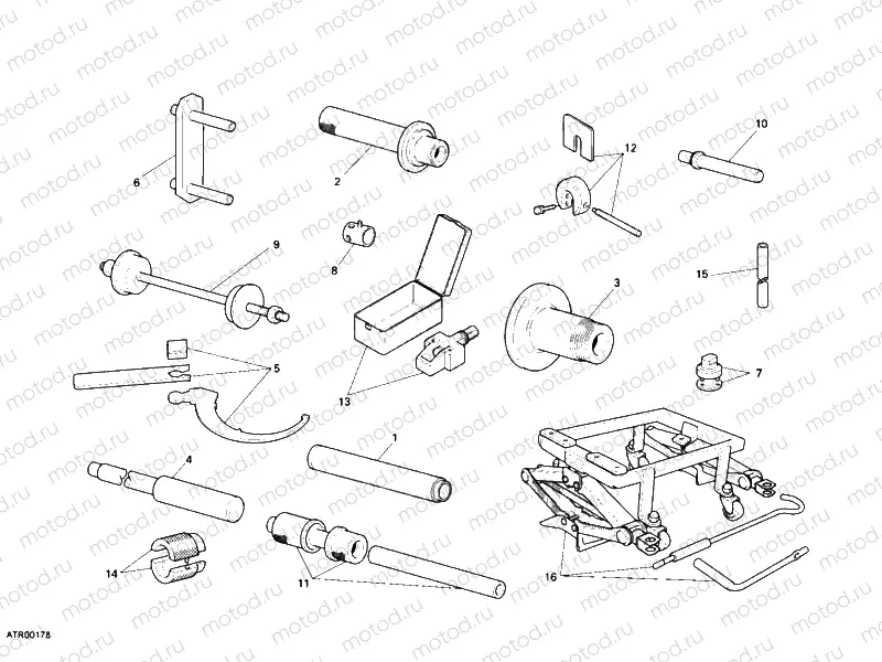 WORKSHOP SERVICE TOOLS, FRAME » FRAME