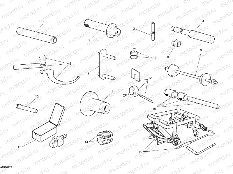 WORKSHOP SERVICE TOOLS, FRAME » FRAME