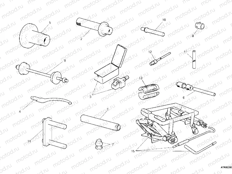 WORKSHOP SERVICE TOOLS, FRAME » FRAME