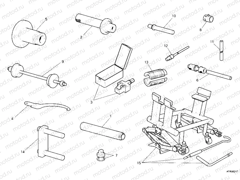 WORKSHOP SERVICE TOOLS, FRAME » FRAME