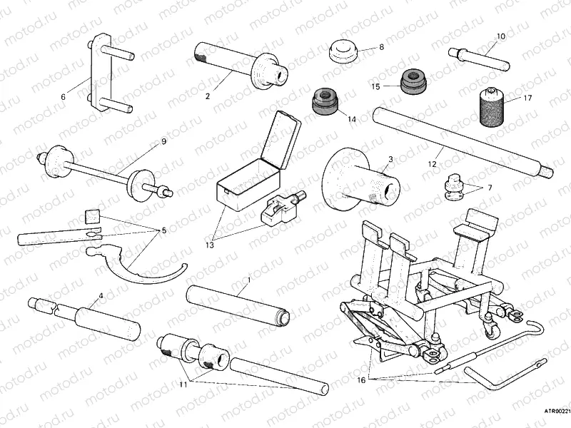 WORKSHOP SERVICE TOOLS, FRAME » FRAME
