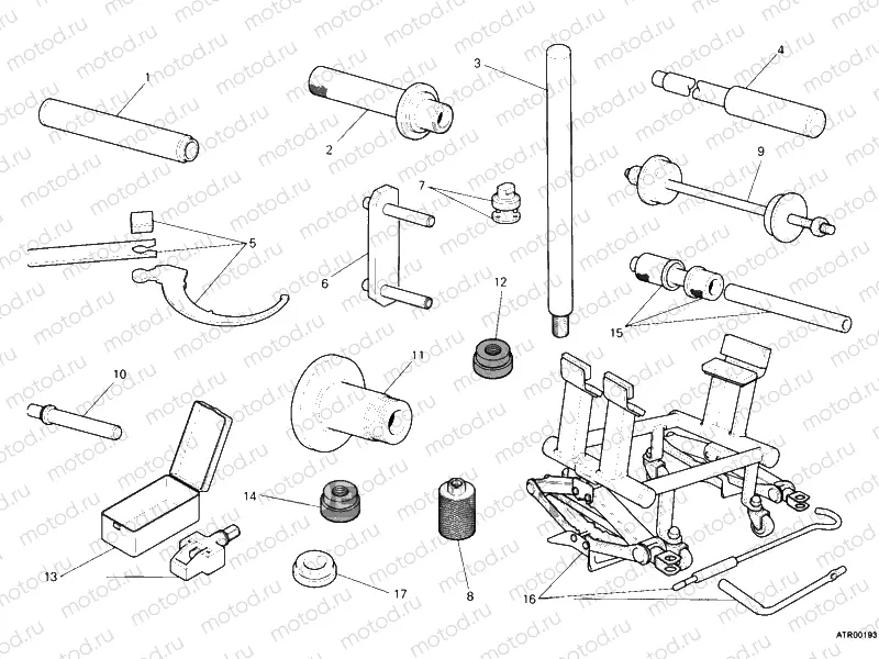 WORKSHOP SERVICE TOOLS, FRAME » FRAME