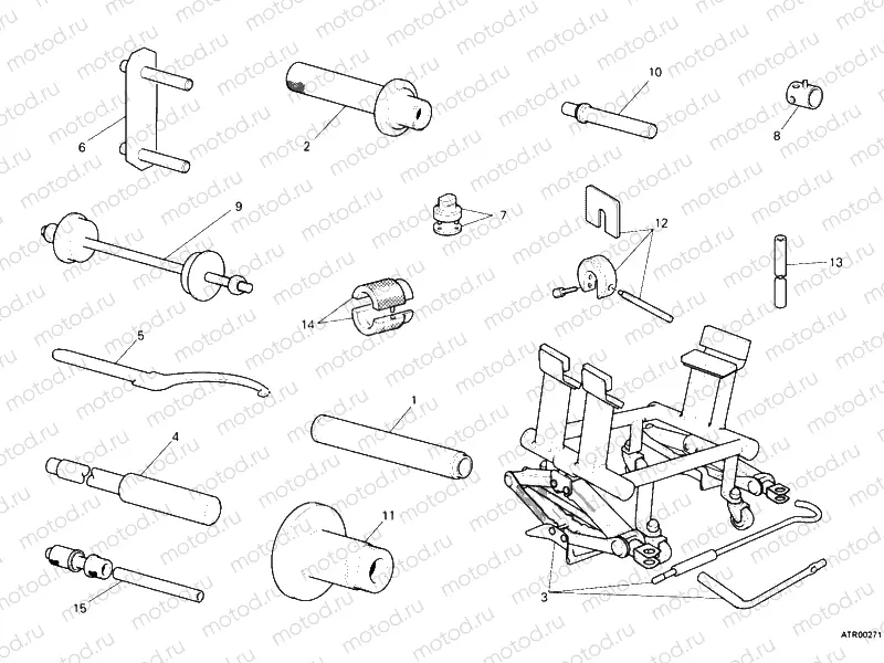 WORKSHOP SERVICE TOOLS, FRAME » FRAME