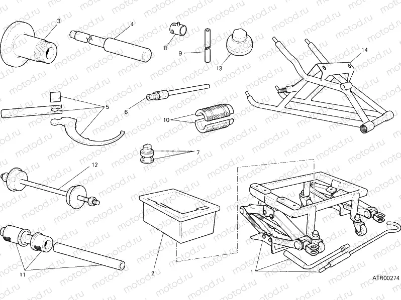 WORKSHOP SERVICE TOOLS, FRAME » FRAME