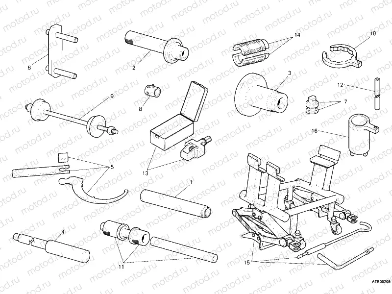 WORKSHOP SERVICE TOOLS, FRAME » FRAME