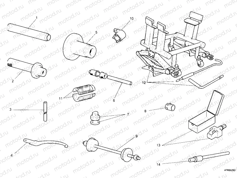 WORKSHOP SERVICE TOOLS, FRAME » FRAME