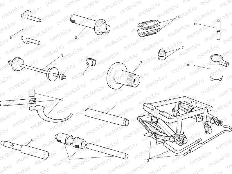 WORKSHOP SERVICE TOOLS, FRAME » FRAME
