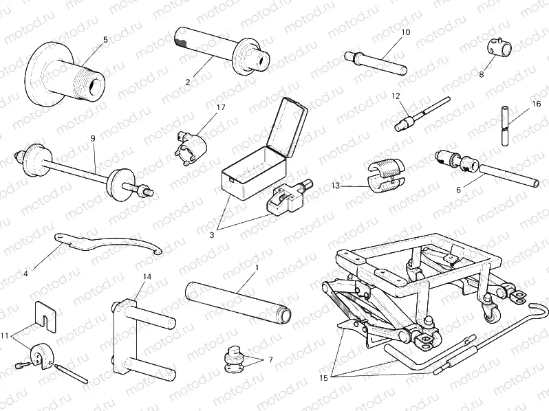 WORKSHOP SERVICE TOOLS, FRAME » FRAME