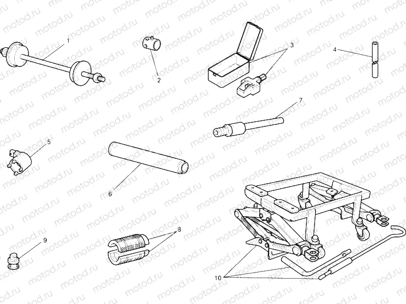 WORKSHOP SERVICE TOOLS, FRAME » FRAME