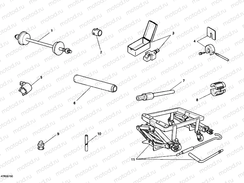 WORKSHOP SERVICE TOOLS, FRAME » FRAME