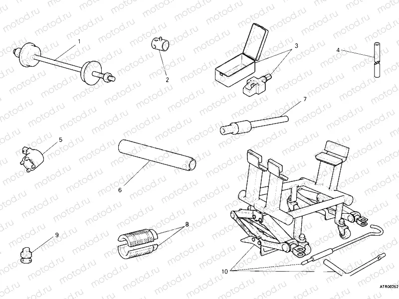 WORKSHOP SERVICE TOOLS, FRAME » FRAME