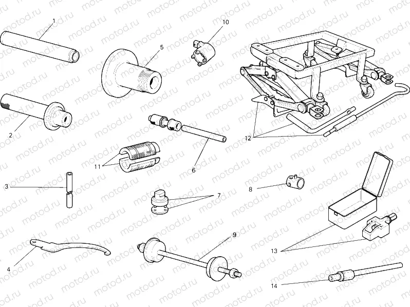 WORKSHOP SERVICE TOOLS, FRAME » FRAME