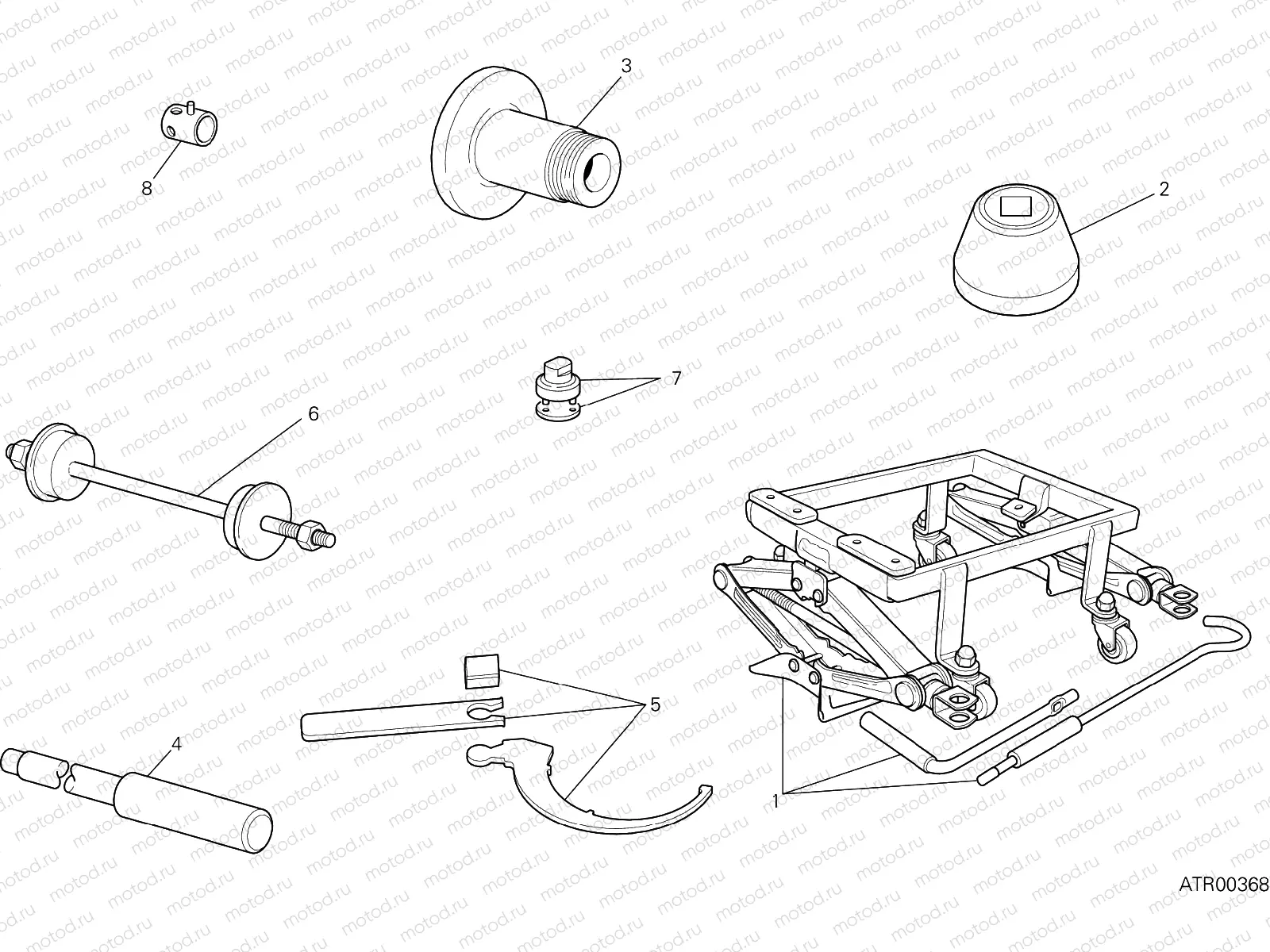 WORKSHOP SERVICE TOOLS (FRAME) [MOD:SS 939]