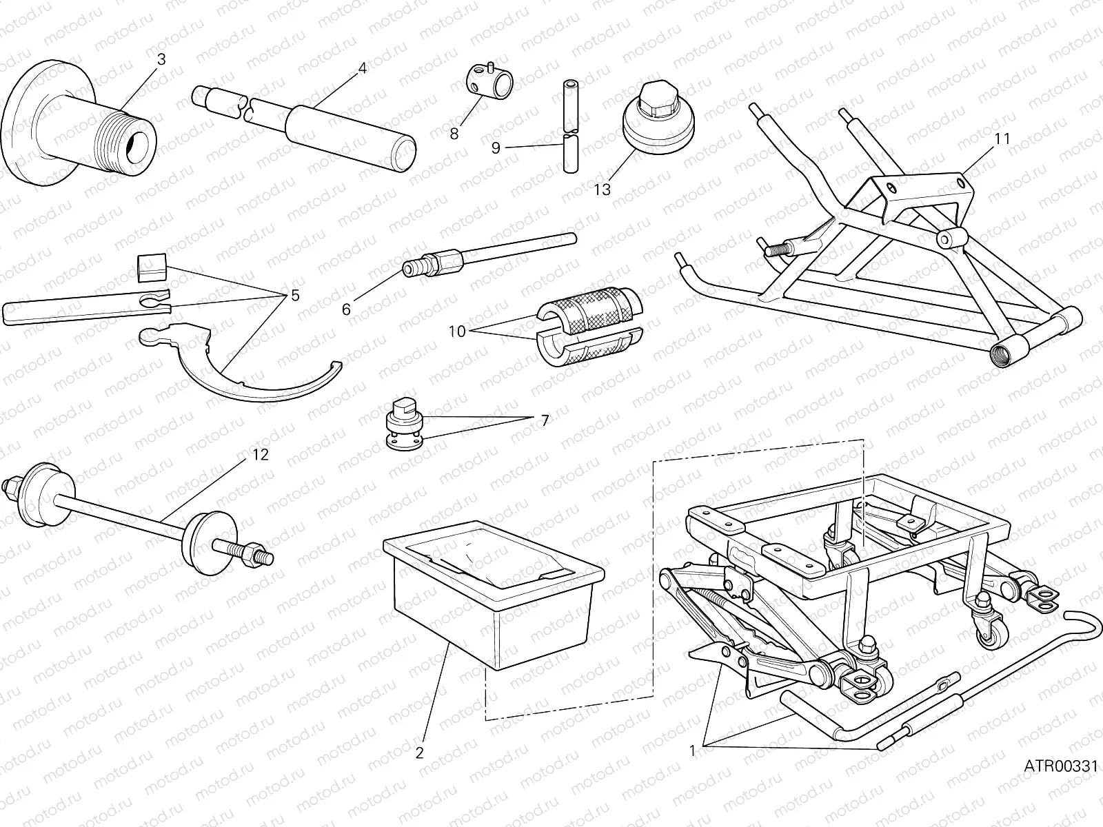WORKSHOP SERVICE TOOLS [MOD:1299]