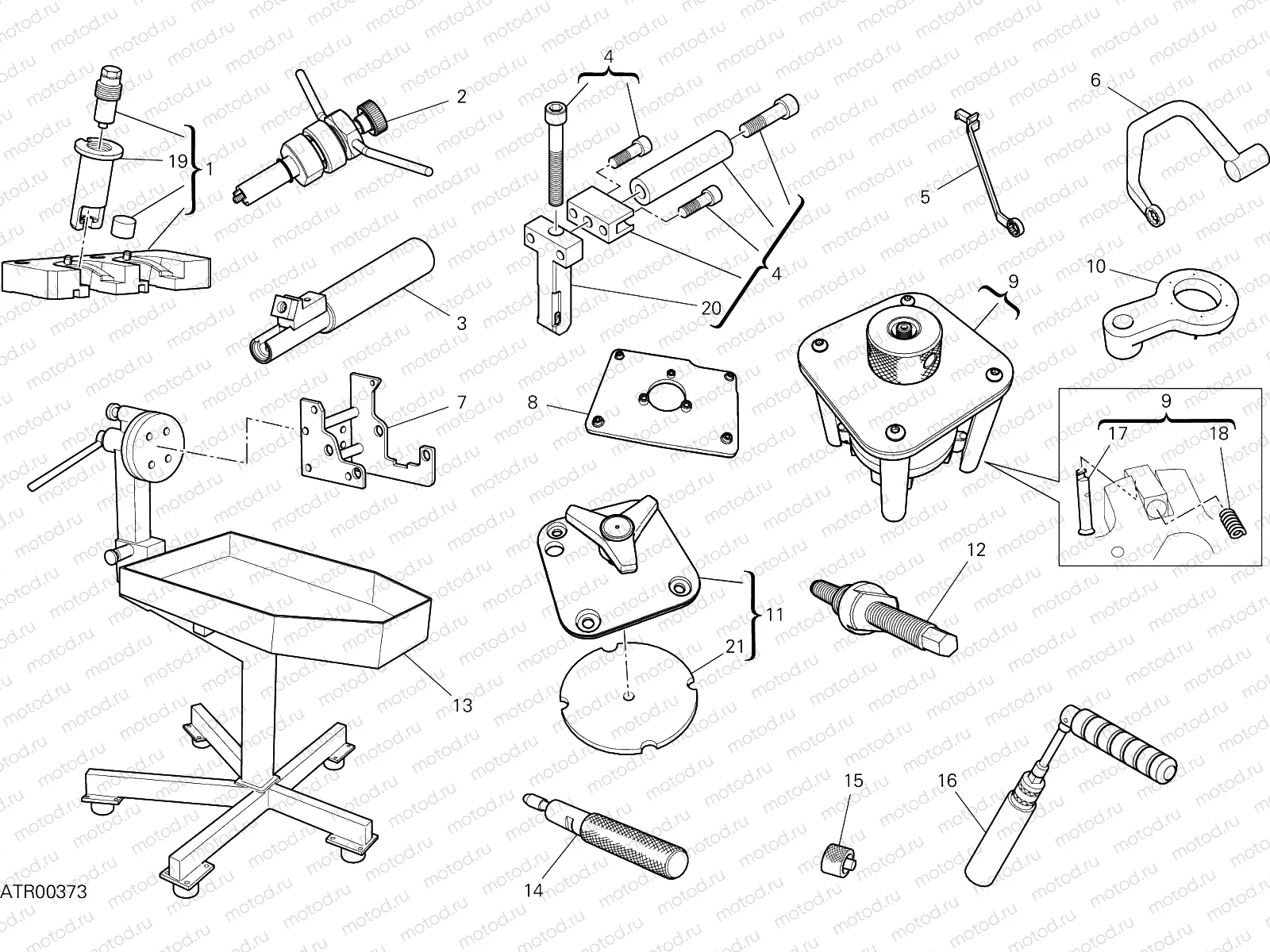 WORKSHOP SERVICE TOOLS [MOD:1299R FE]