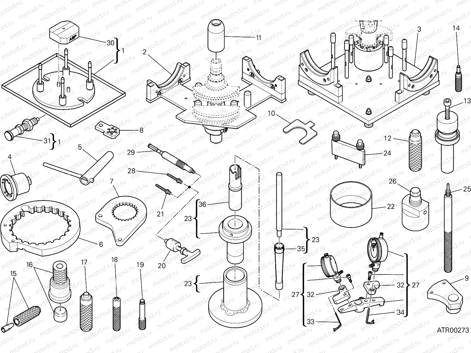 WORKSHOP SERVICE TOOLS [MOD:1299S;XST:AUS,EUR,FRA,JAP,TWN]